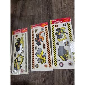 Sandylion Sticker Sheet Licensed TONKA TRUCKS Equipment NEW Stickers Lot of 3
